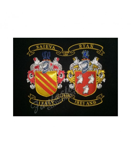 Embroidered Family Crest